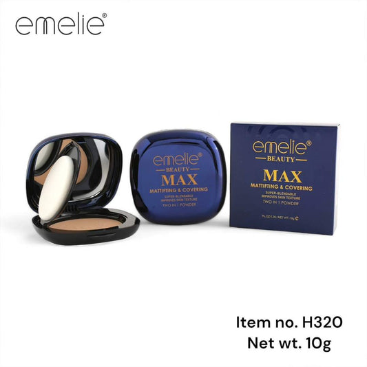 EMELIE BEAUTY MAX 2 IN 1 FACE POWDER