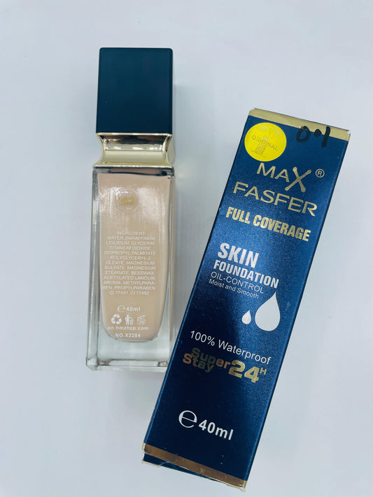 MAX FASFER FULL COVERAGE SKIN FOUNDATION