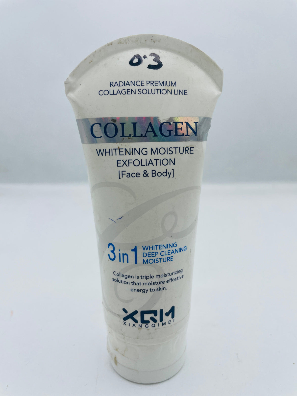XQM COLLAGEN WHITHENING MOISTURE FACE AND BODY CLEANSER 3IN1