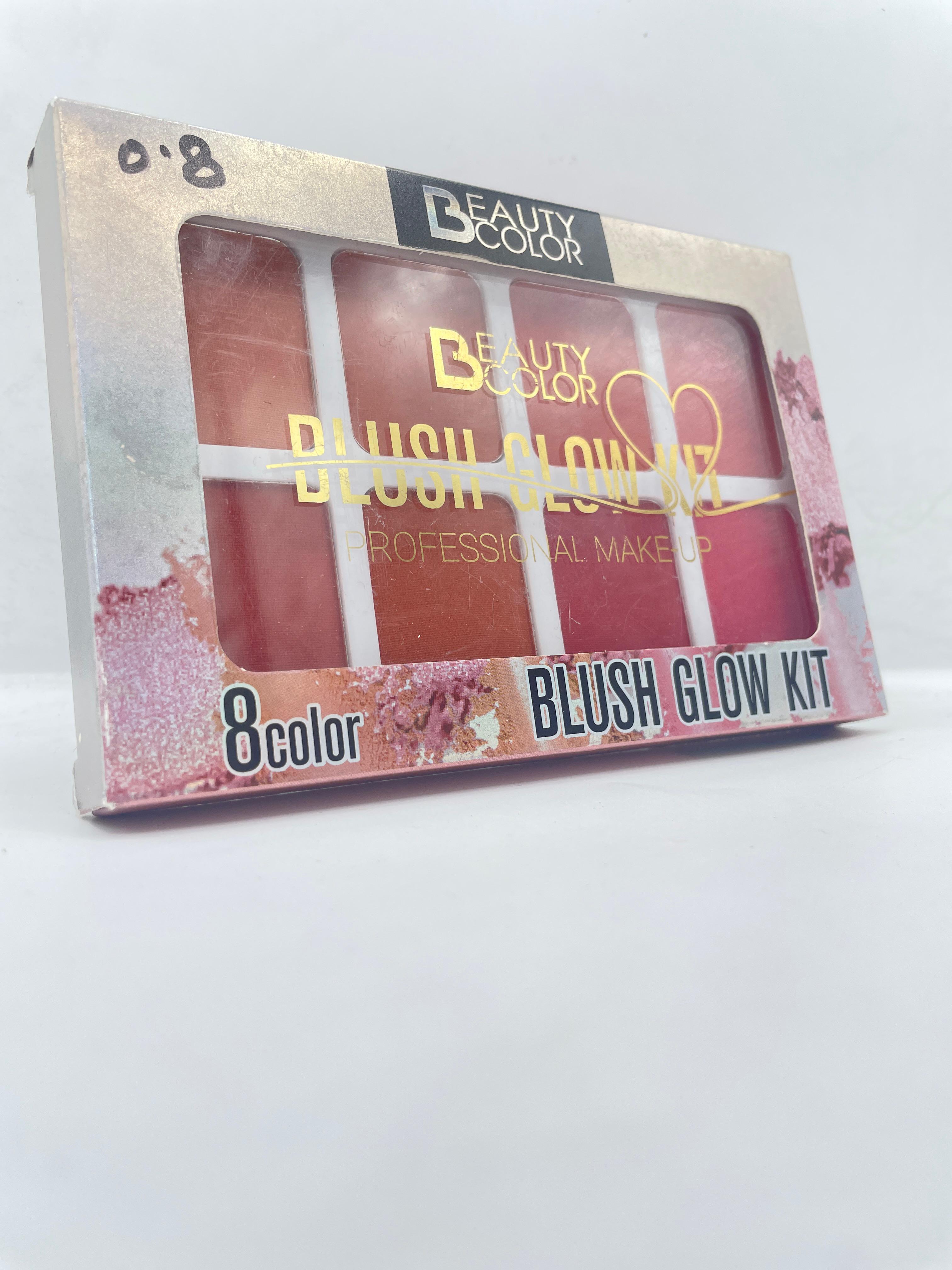 BEAUTY COLOR BLUSH GLOW KIT 8 COLOR