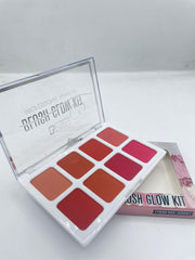 BEAUTY COLOR BLUSH GLOW KIT 8 COLOR