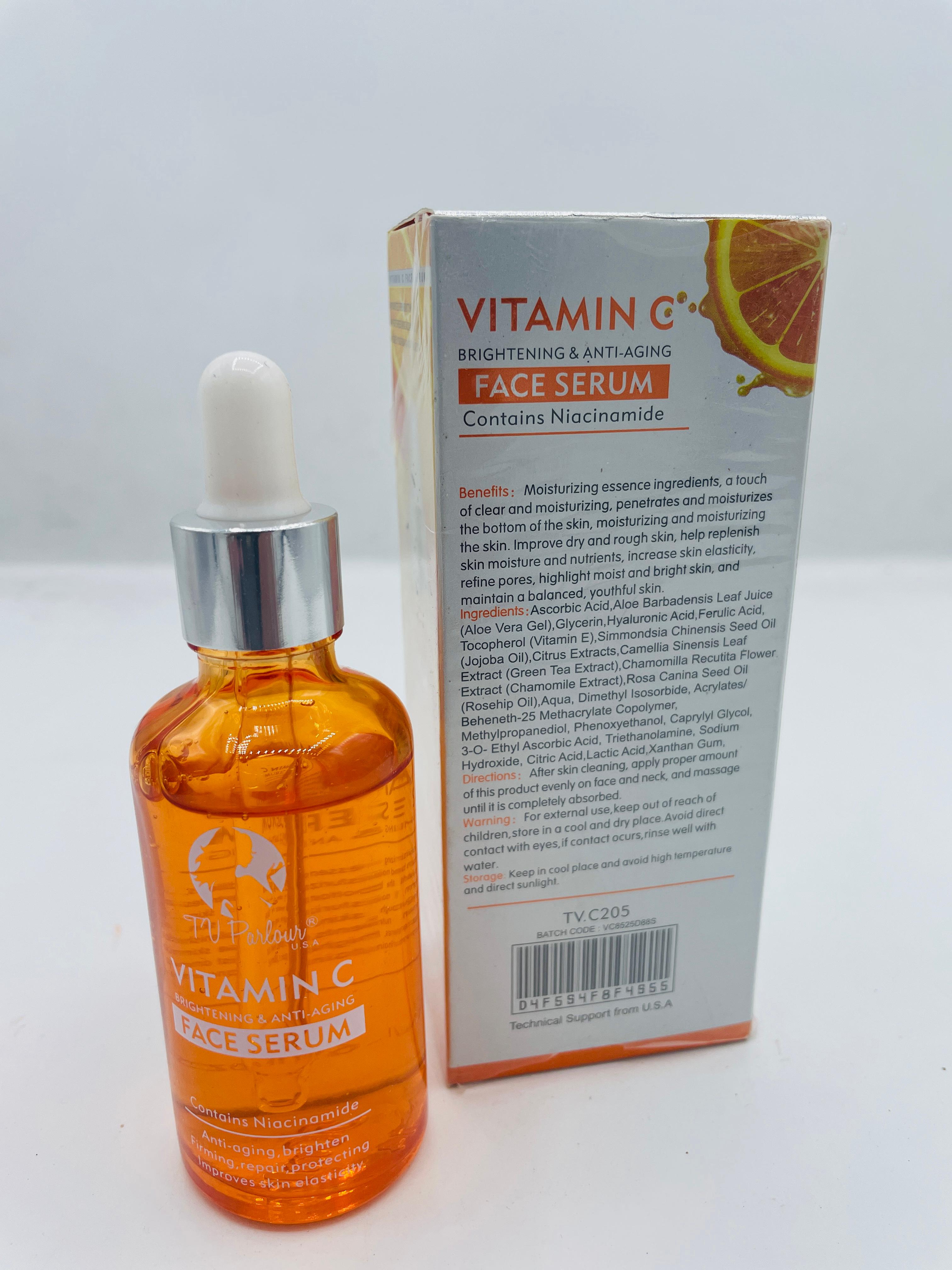 TV PARLOUR FOR ALL SKIN TYPE VITAMIN C BRIGHTENING & ANTI-AGING FACE SERUM CONTAINS NIACINAMIDE