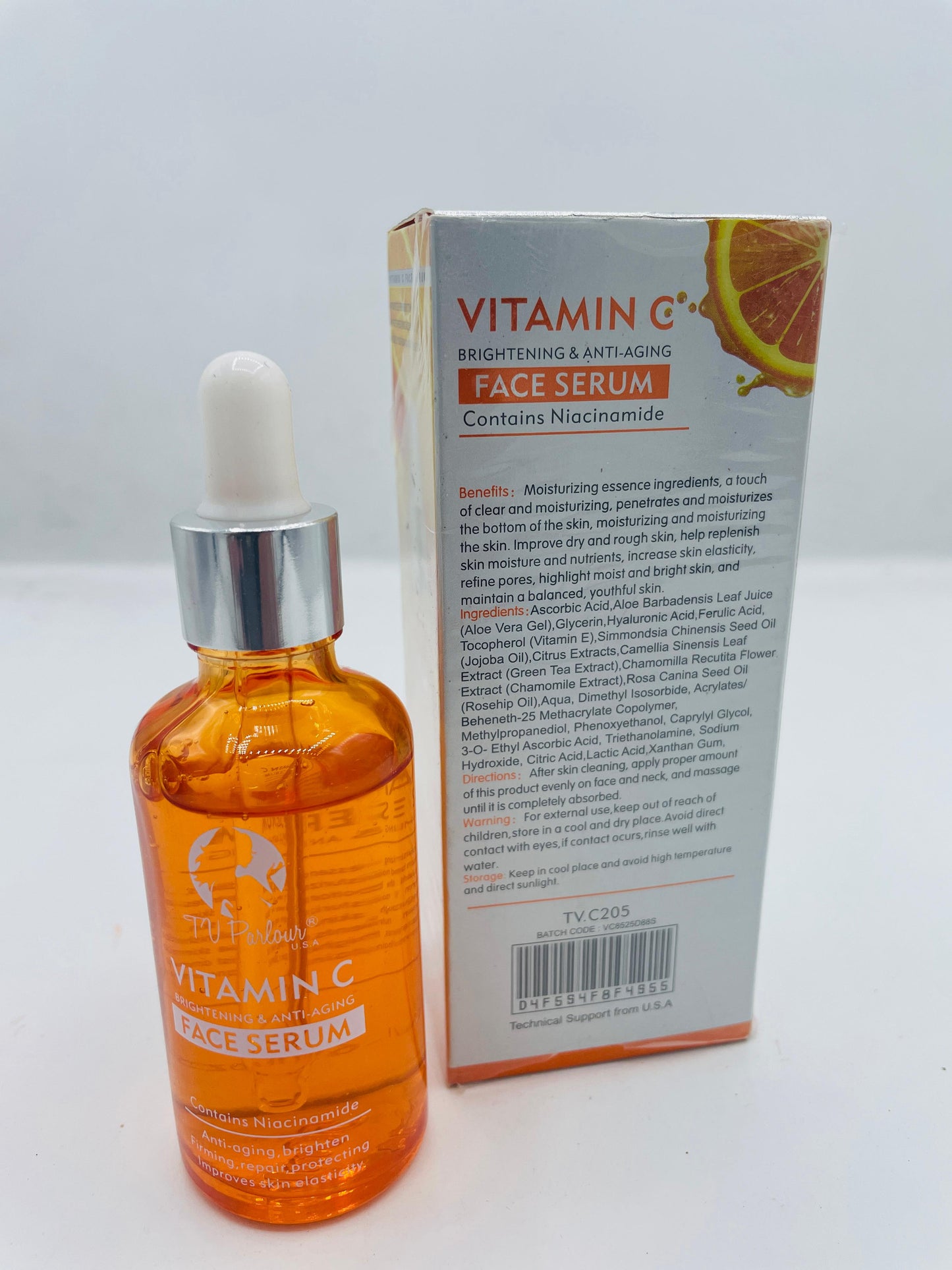 TV PARLOUR FOR ALL SKIN TYPE VITAMIN C BRIGHTENING & ANTI-AGING FACE SERUM CONTAINS NIACINAMIDE