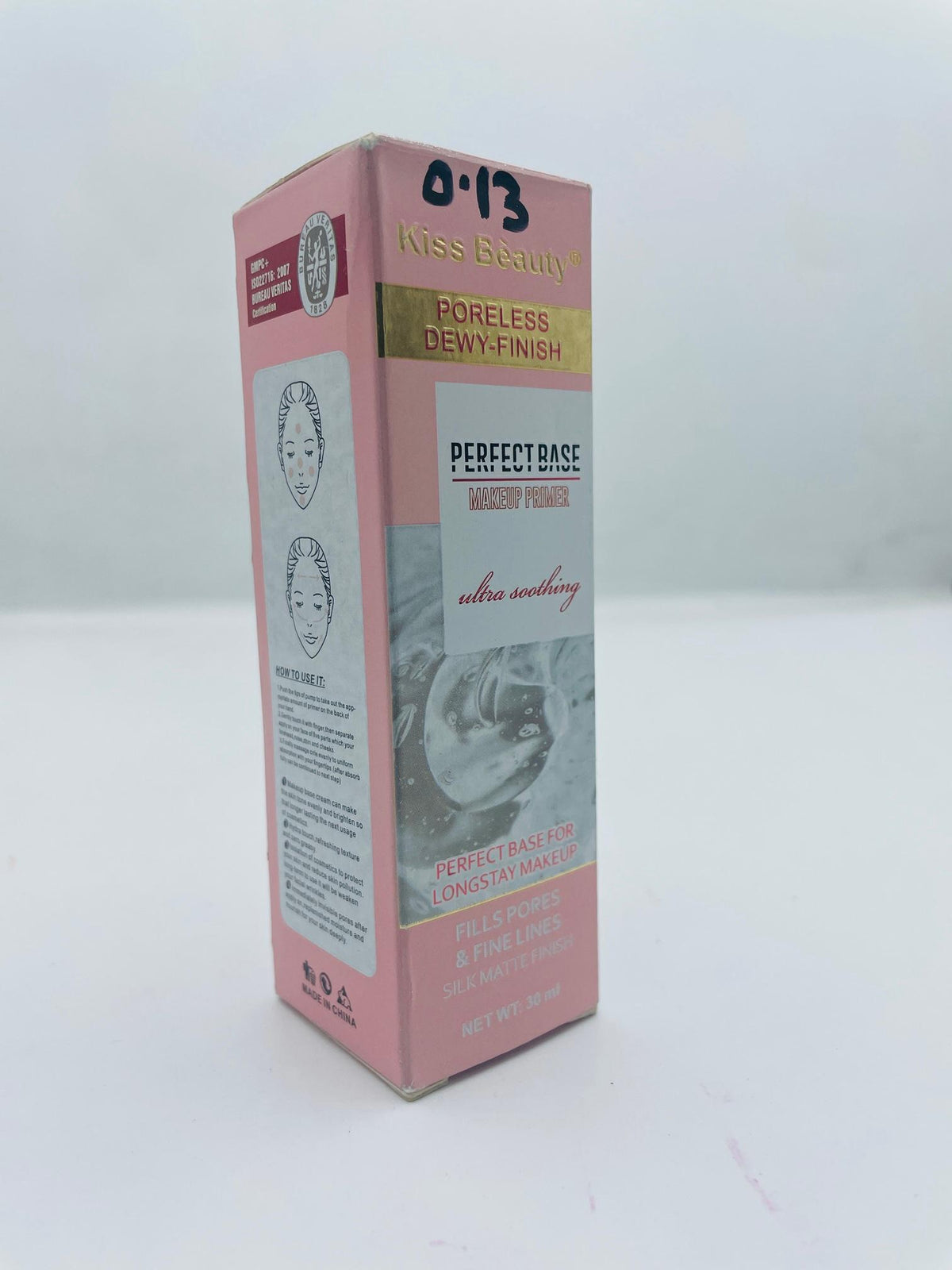 KISS BEAUTY PORELESS DEWY-FINISH PERFECT BASE MAKEUP PRIMER ULTRA SOOTHING