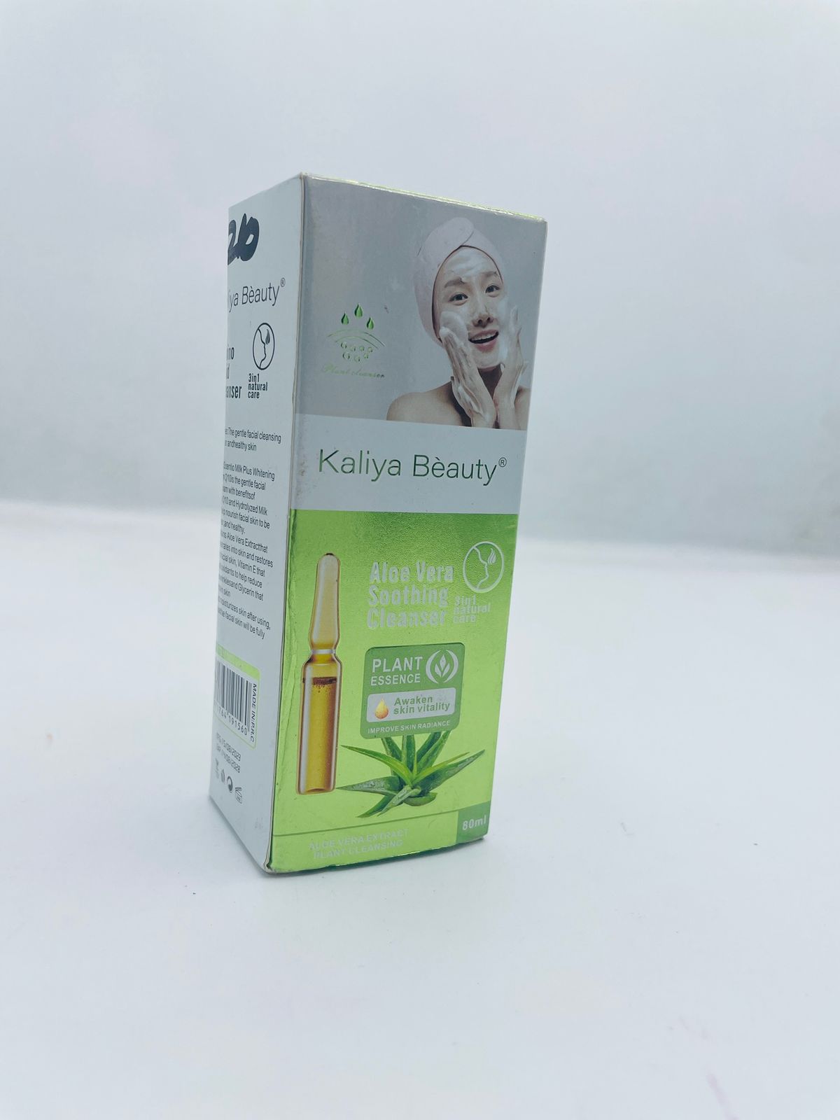 KALIYA BEAUTY ALOVERA SOOTHING CLEANSER 3 IN 1 NATURAL CARE PLANT ESSENCE