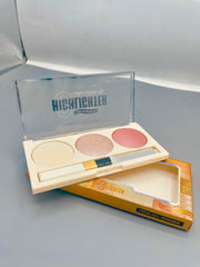 MSYAHO PR0FESSIONAL LIGHT ENGRAVING HIGHLIGHTER 3 COLORS MAKEUP