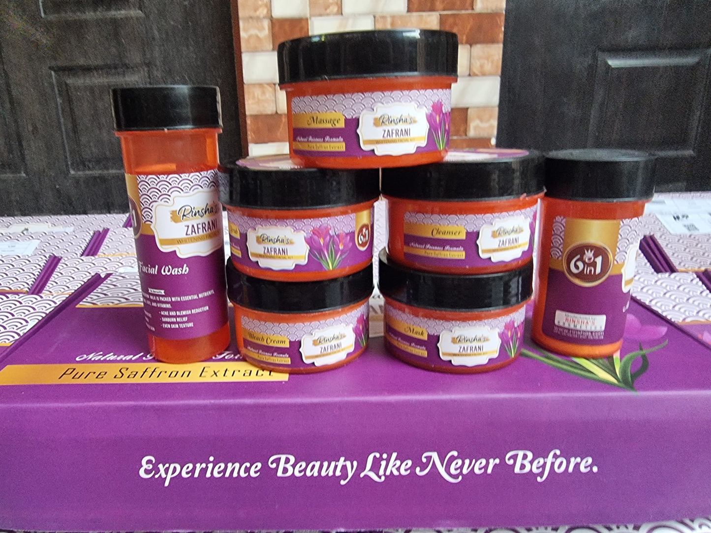 Rinshas Zafrani Whitening Facial Kit