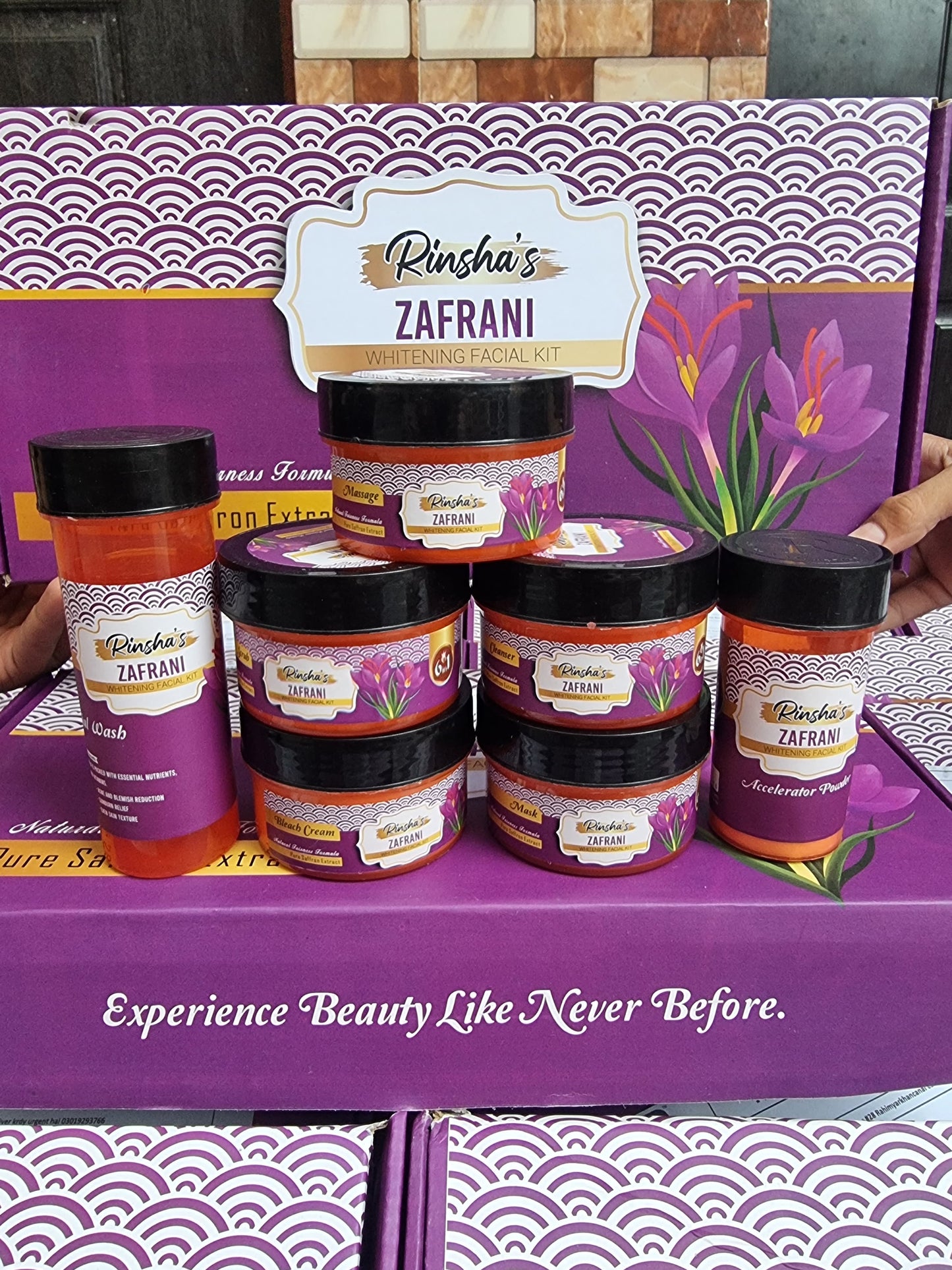 Rinshas Zafrani Whitening Facial Kit