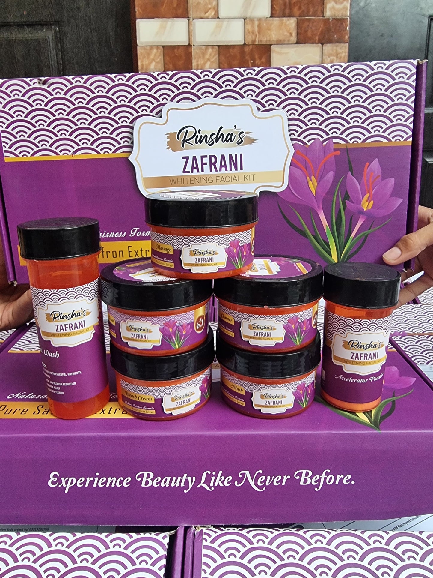 Rinshas Zafrani Whitening Facial Kit