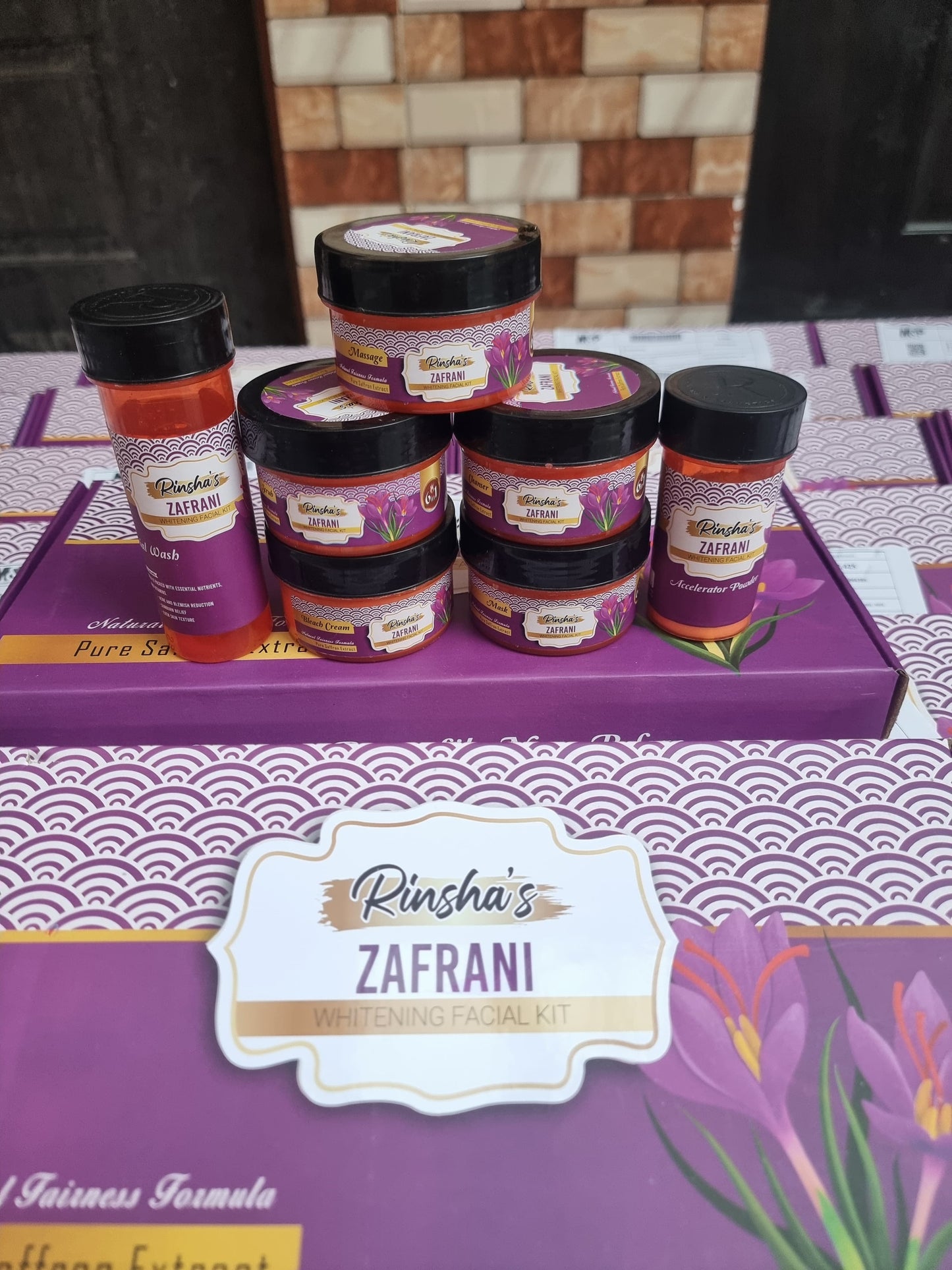 Rinshas Zafrani Whitening Facial Kit