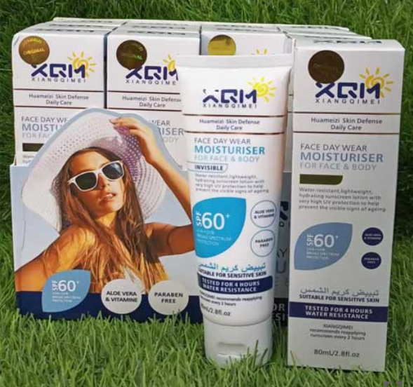 Xqm Face Day Wear Moisturiser Sun Cream Spf60 80ml