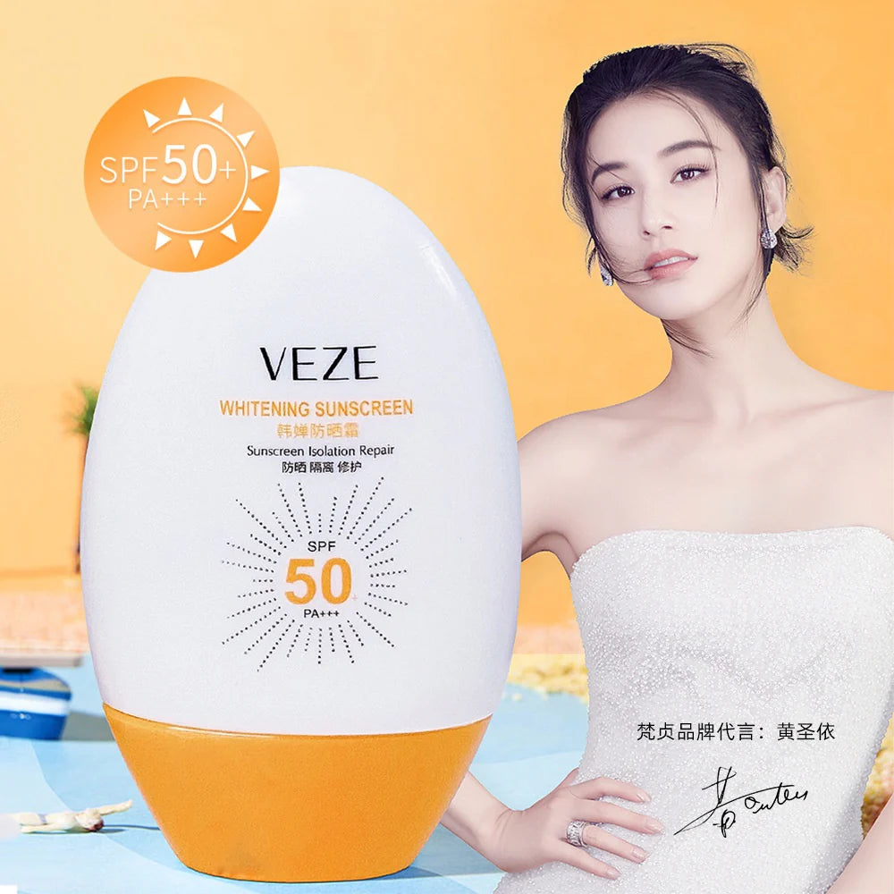 VEZE SPF50+ PA+++ Whitening Sunscreen Isolation Protect Cream