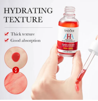 Sadoer Fruit Acid AHA Plus BHA Acne Repair Serum- 30ml