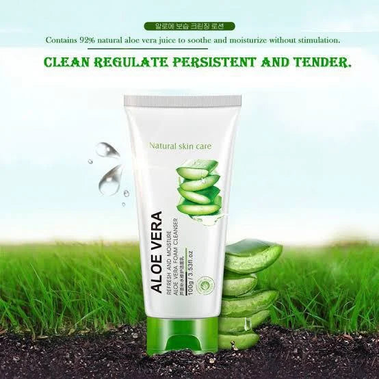 BIOAQUA Soft and Moisturizing Aloe Vera Facial Cleanser