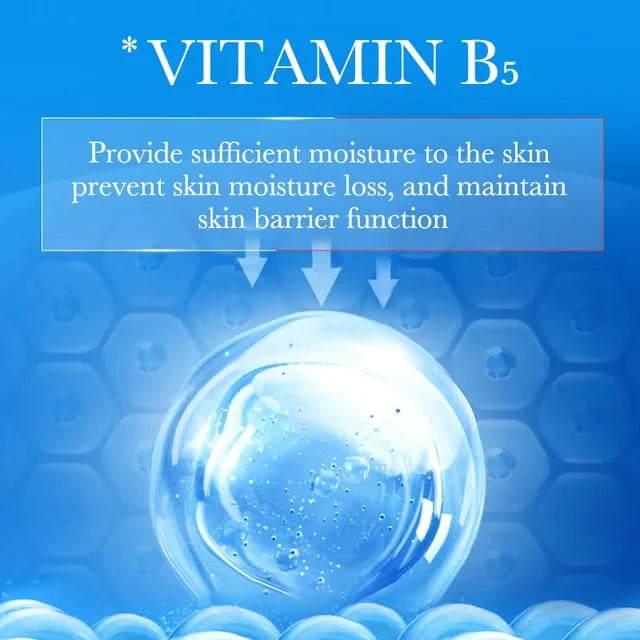 BIOAQUA VITAMIN B5 HYALURONIC ACID SOOTHING REPAIRING DAMAGED SKIN ESSENCE BRIGHTENING MOISTURIZING SERUM 30ML