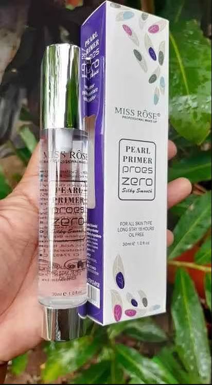 Miss Rose Pearl Primer Pores Zero Silky Smooth 30ml