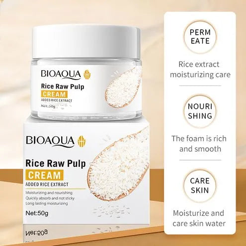 BIOAQUA Rice RAW Pulp Face Cream 50g