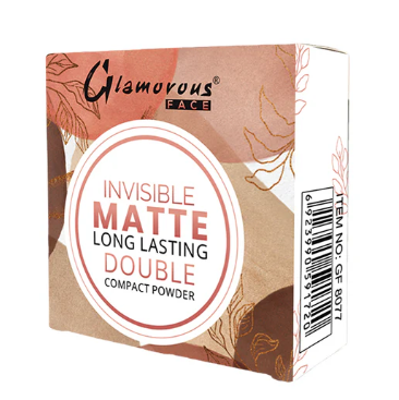Glamorous Face Invisible Matte Long Lasting Double Compact Powder