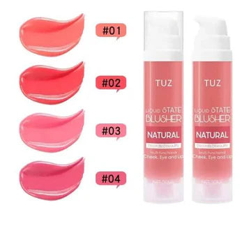 Tuz Liquid State Natural Blusher Multi-Purpose Lip, Cheek & Eye