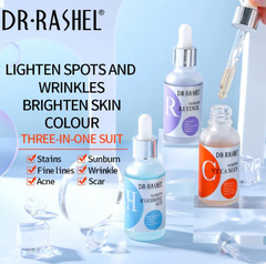DR RASHEL Anti-aging Moisturizing Complete Facial Serum Set, Pack of 3
